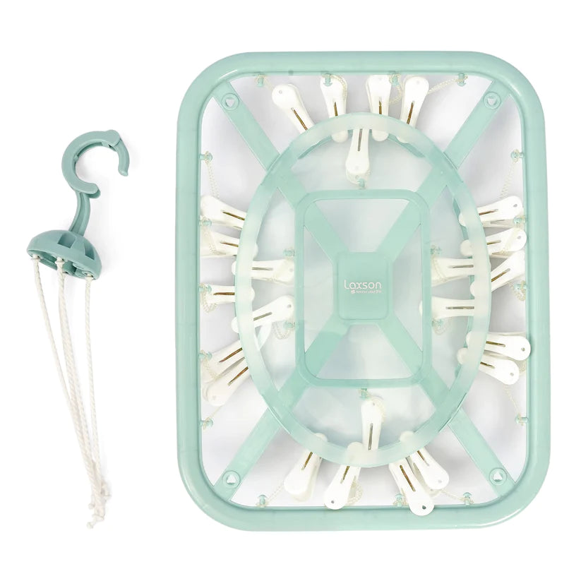 24 Clips Baby Plastic Cloth Hanger