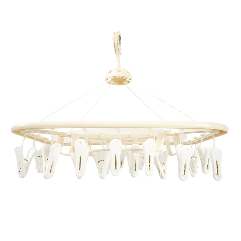24 Clips Baby Plastic Cloth Hanger