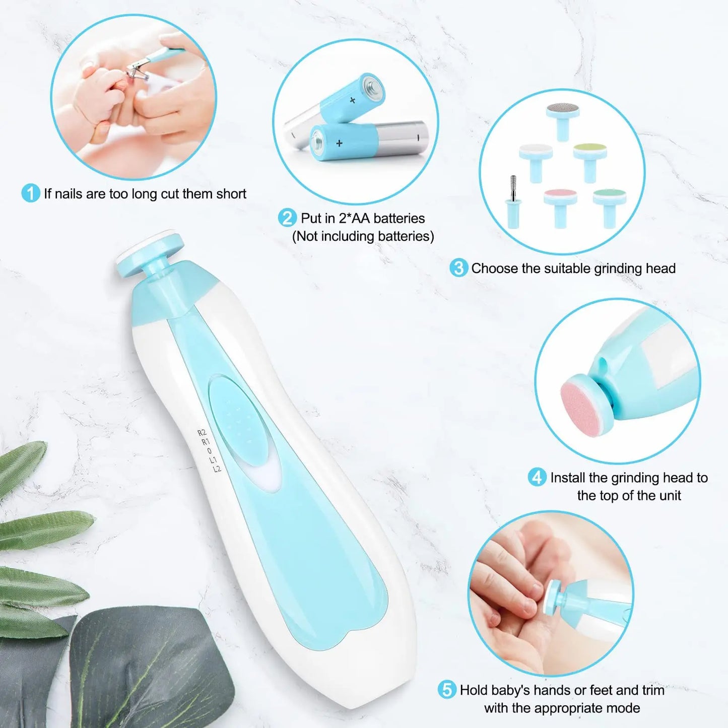 Electric Manicure Set for Baby