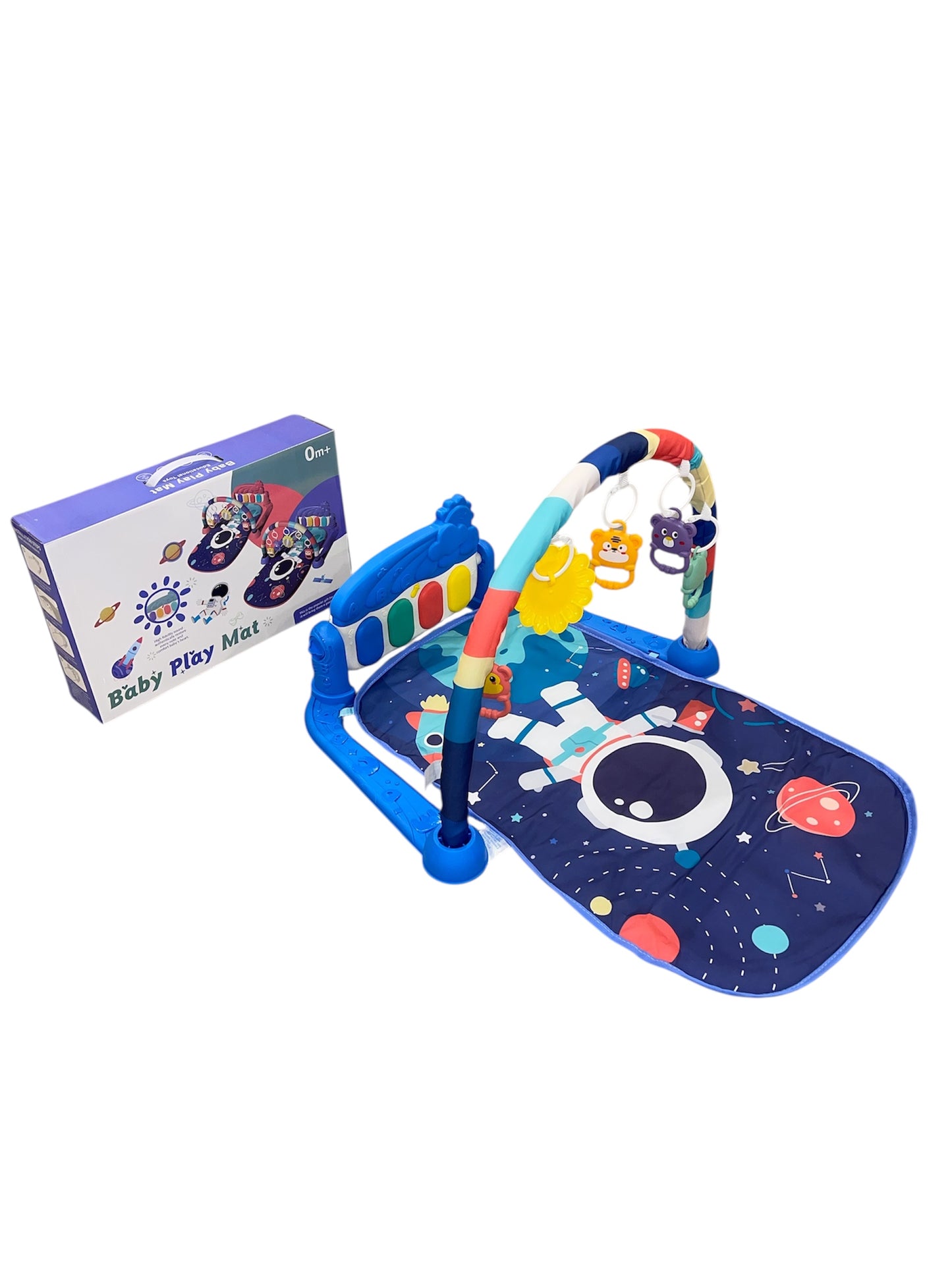 Baby Play Mat - Blue Color with Musical Piano Function.