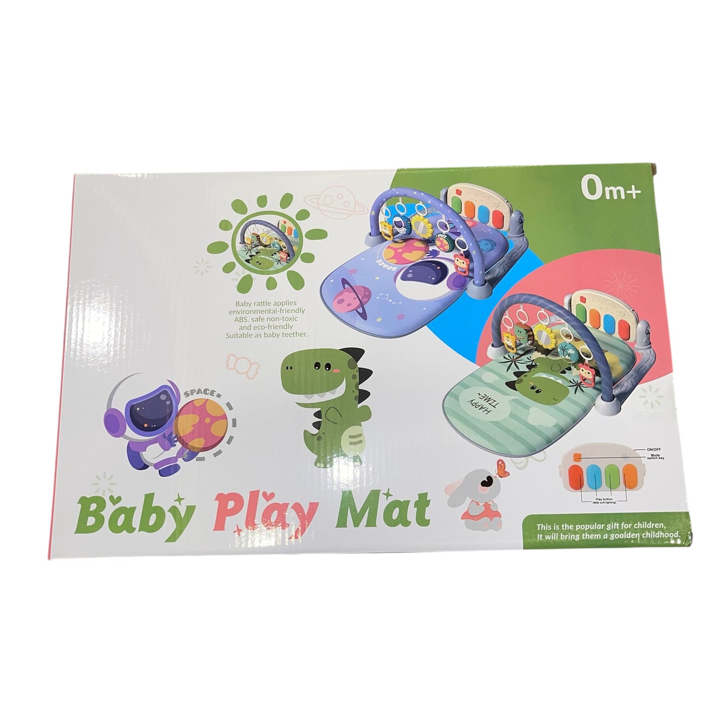Baby Play Mat - Dark Green Color with Musical Piano Function