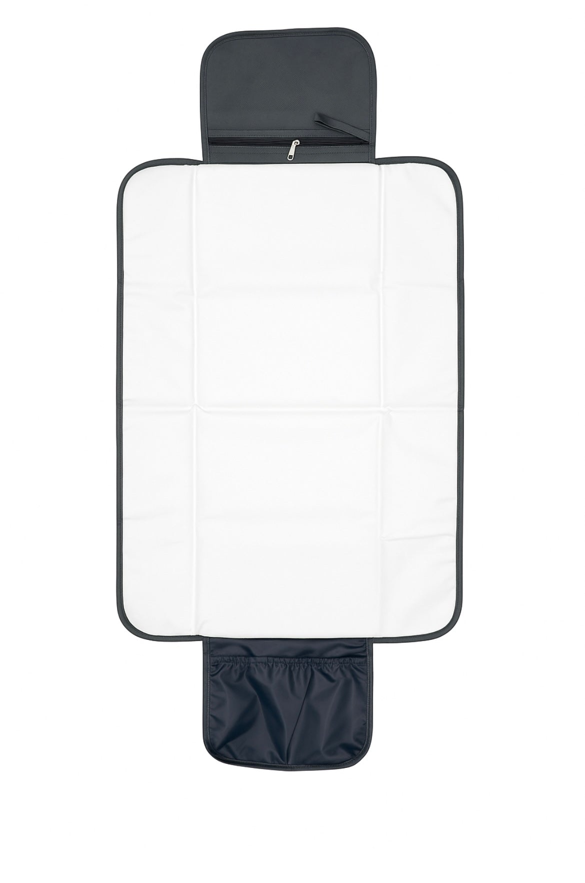 Waterproof/Non-Slip Diaper Changing Sheet with Pockets - Grey Color