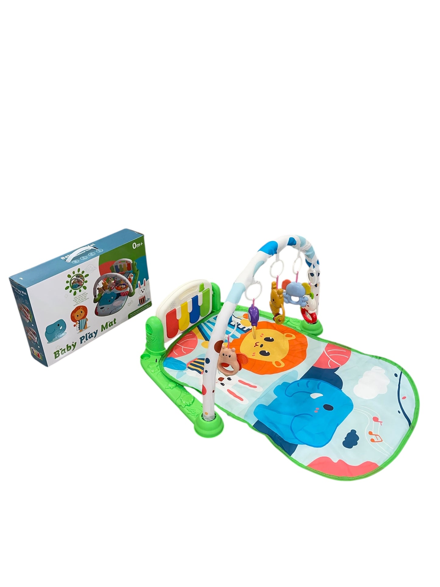 Baby Play Mat - Light Green Color with Musical Piano Function