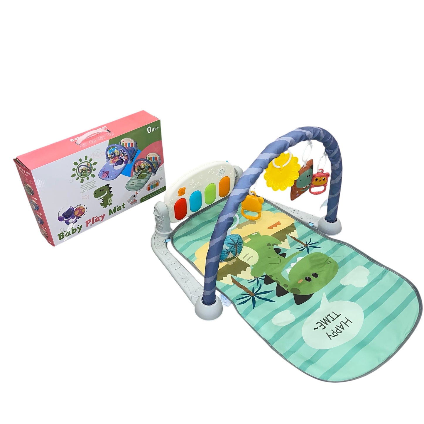 Baby Play Mat - Dark Green Color with Musical Piano Function