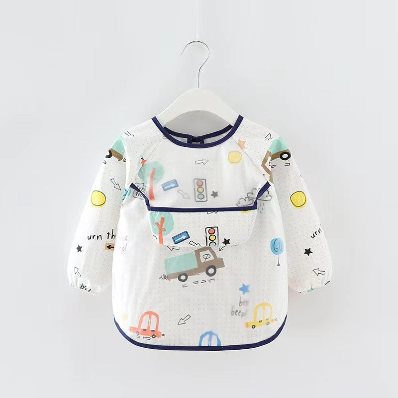 Baby Apron Bib (waterproof) for 1-2 years old